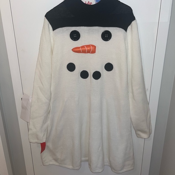 Xhilaration Christmas Woman’s Snowman Dress. Very festive Dress size XL. NWOT - Picture 3 of 9